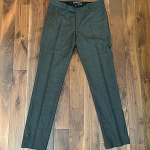 The Kooples Slim Fit Brown Dress Pants